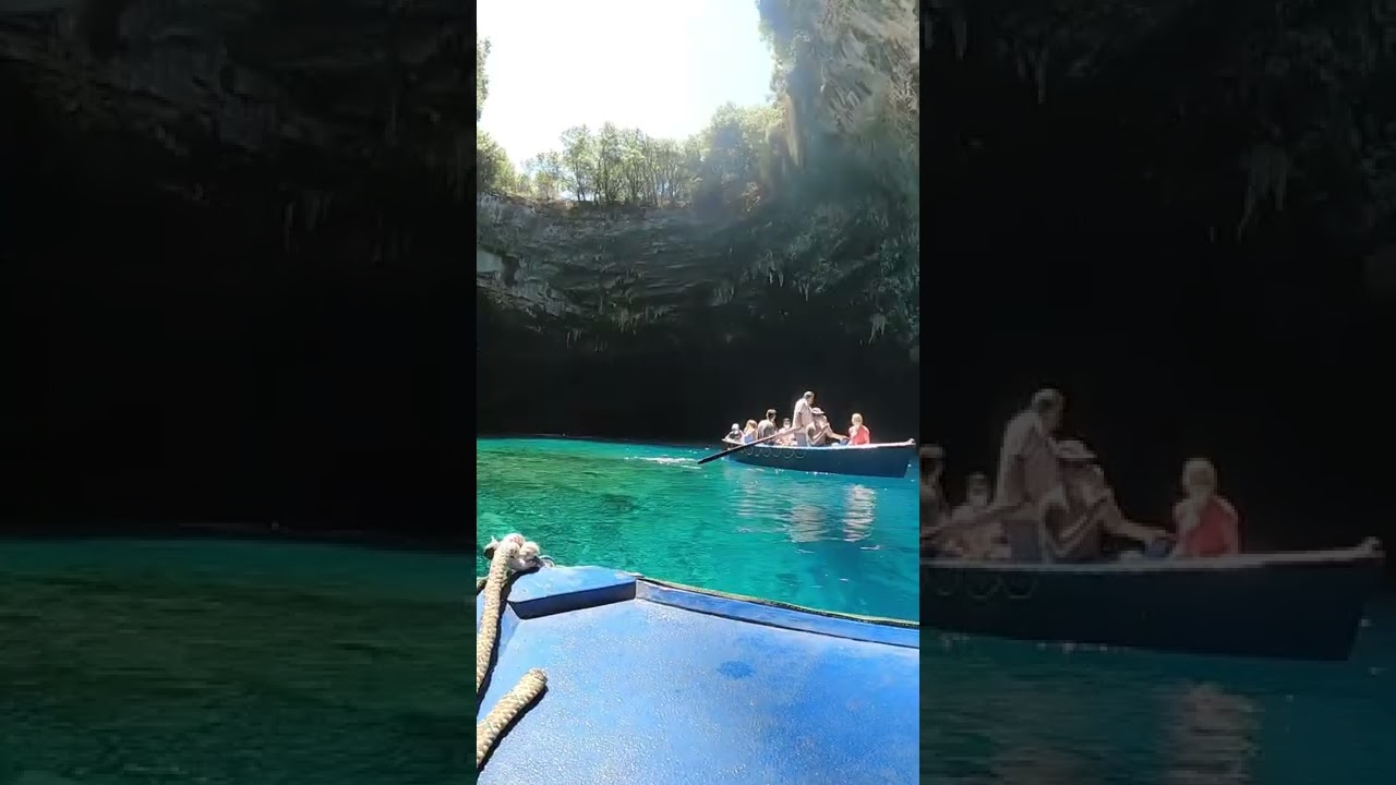 Amazing melissani cave kefalonia