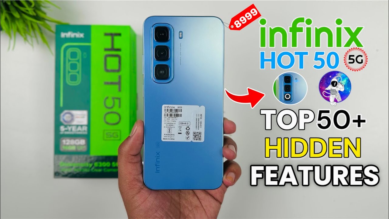 infinix Hot 50 5G Top 50 ++ Hidden Features | infinix Hot 50 Tips & Tricks - Hindi