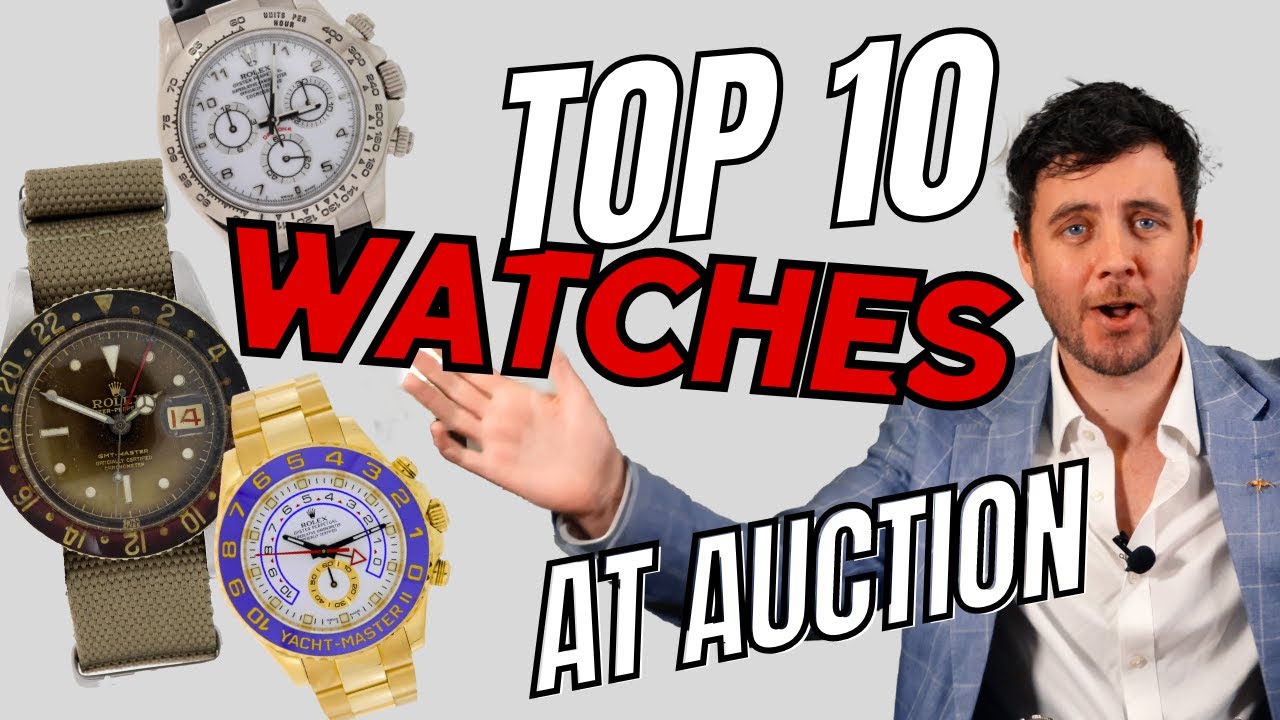 TOP 10 WATCHES: RARE ROLEX GMT MASTER REFERENCE 6542, OMEGA SPEEDMASTER, JAEGER LE COULTRE & MORE!