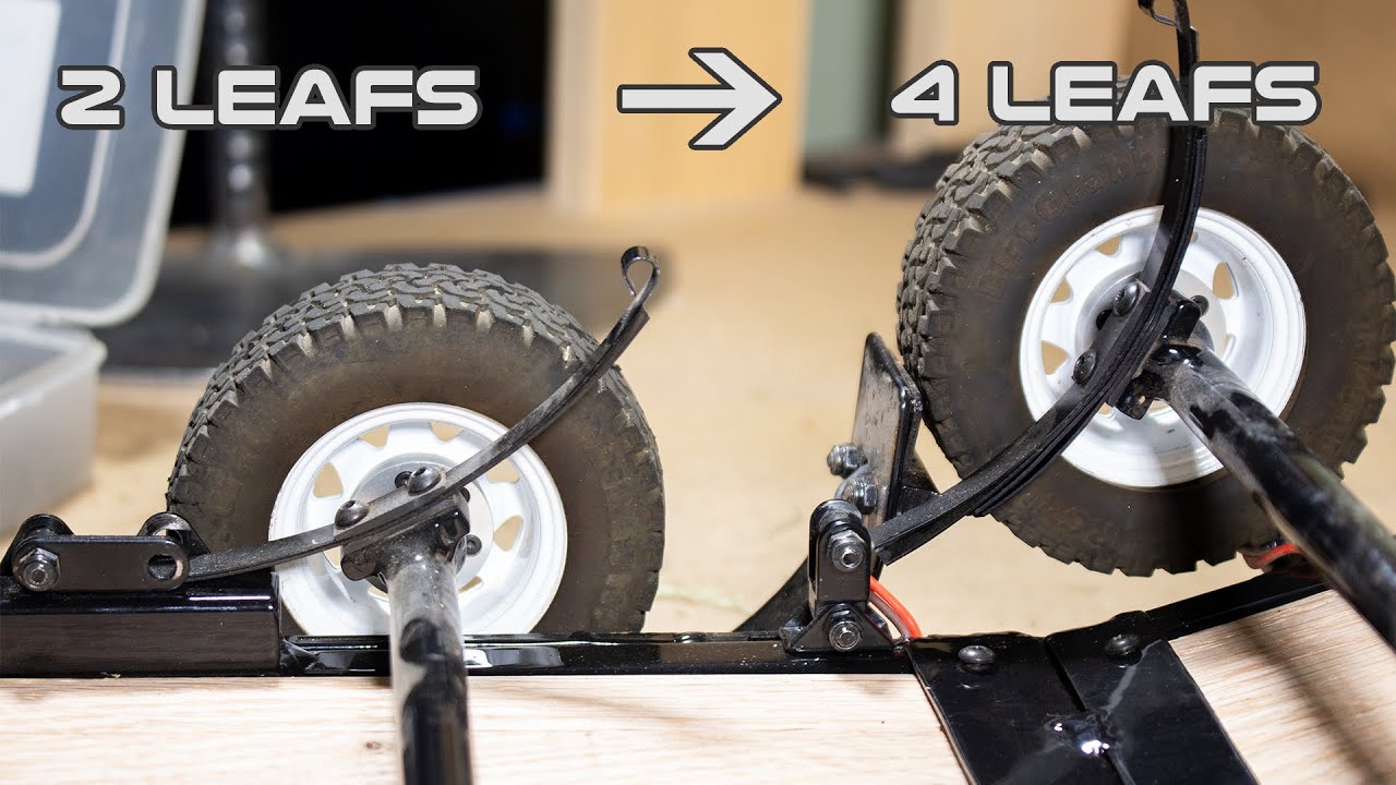 Upgrading Leaf Springs on my Custom RC Trailer!