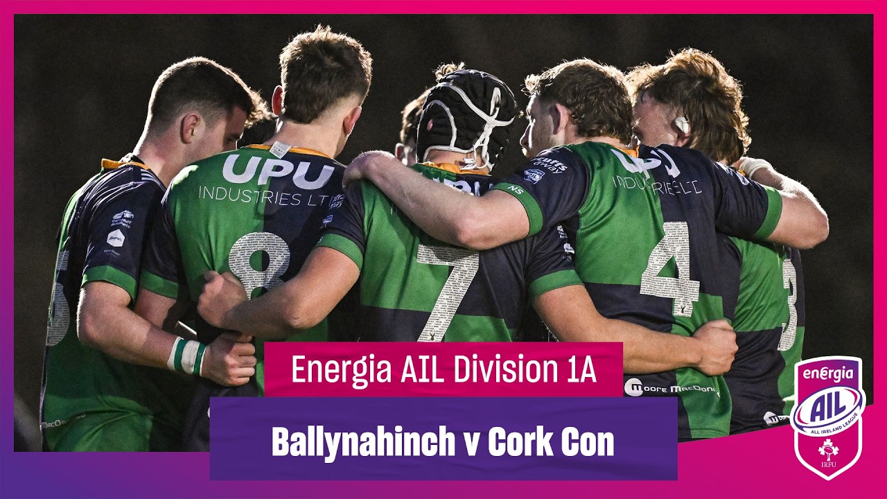 Ballynahinch kontra Cork Con - #EnergiaAIL Najważniejsze momenty meczu mężczyzn Dywizja 1A Runda 15