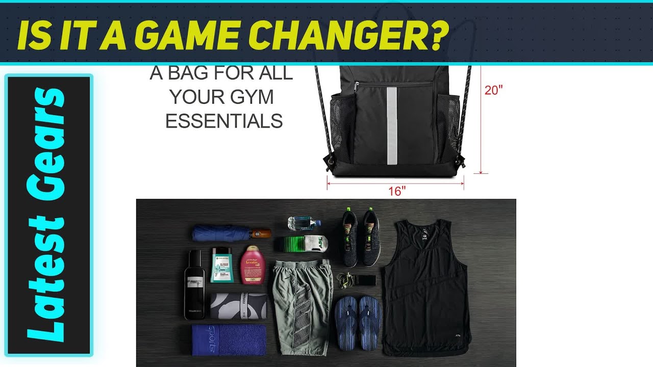 BeeGreen Drawstring Backpack: The Ultimate Gym & Travel Essential!