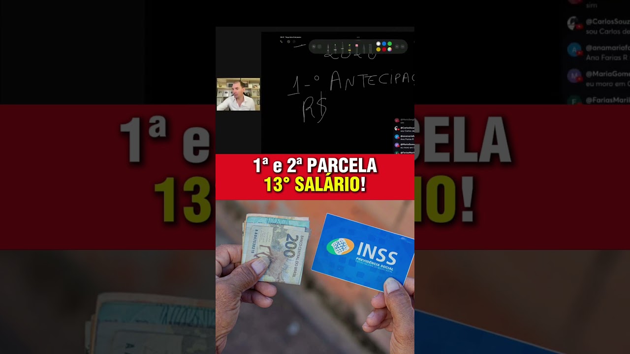 ATEN&Ccedil;&Atilde;O: PRIMEIRA e SEGUNDA PARCELA do D&Eacute;CIMO TERCEIRO SAL&Aacute;RIO! DESCUBRA AS DATAS AGORA