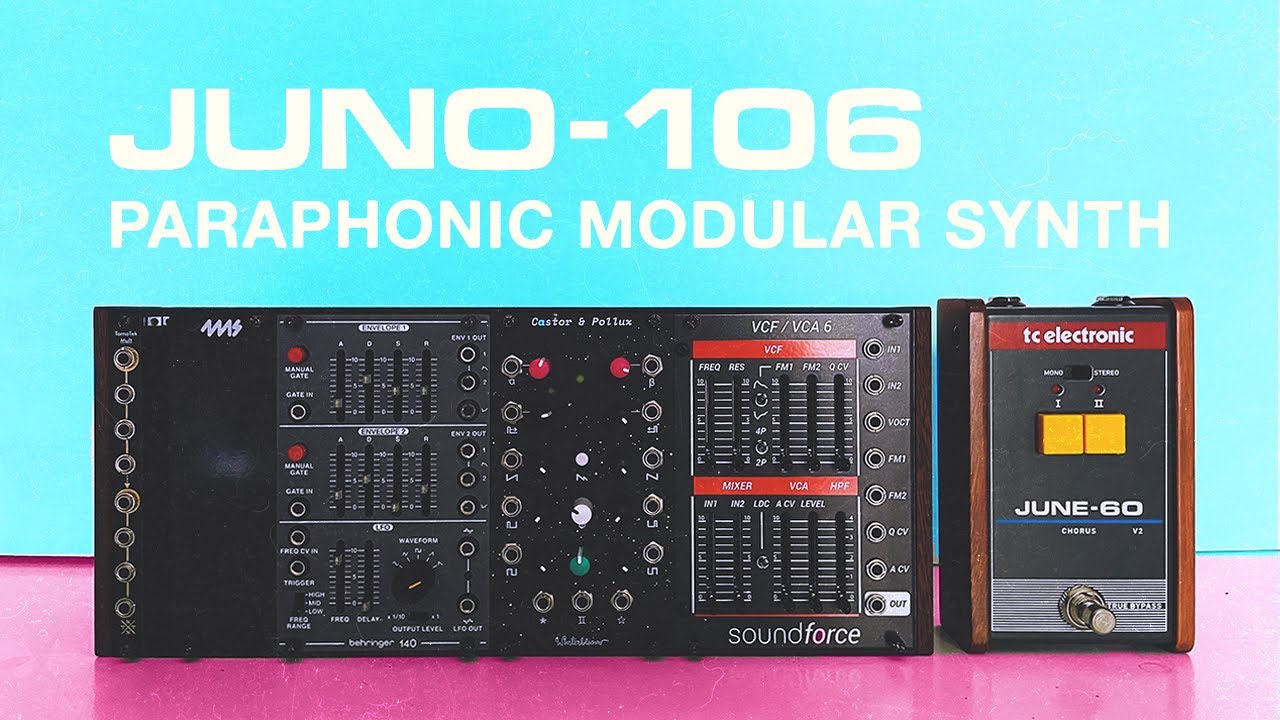 Juno 106 // A Paraphonic Modular Synth Interpretation