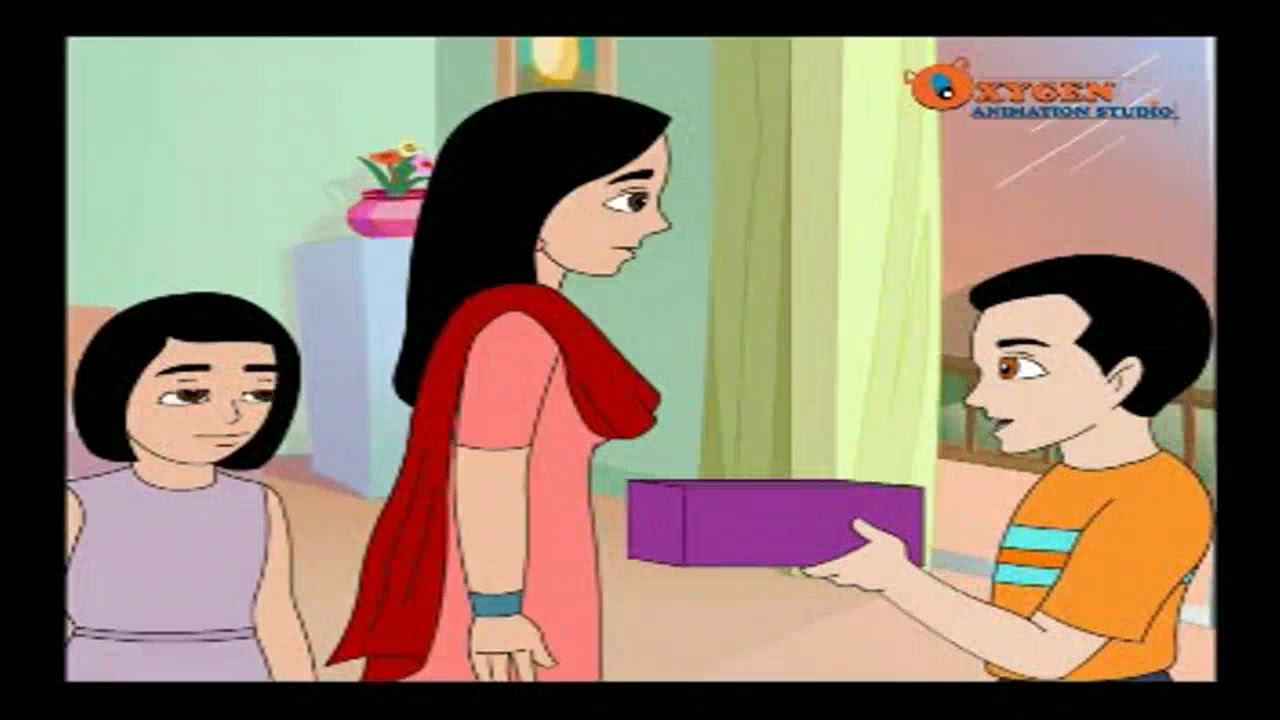 Sanskar Kids Story -आईचा वाढदिवस - Mother's Birthday part 01