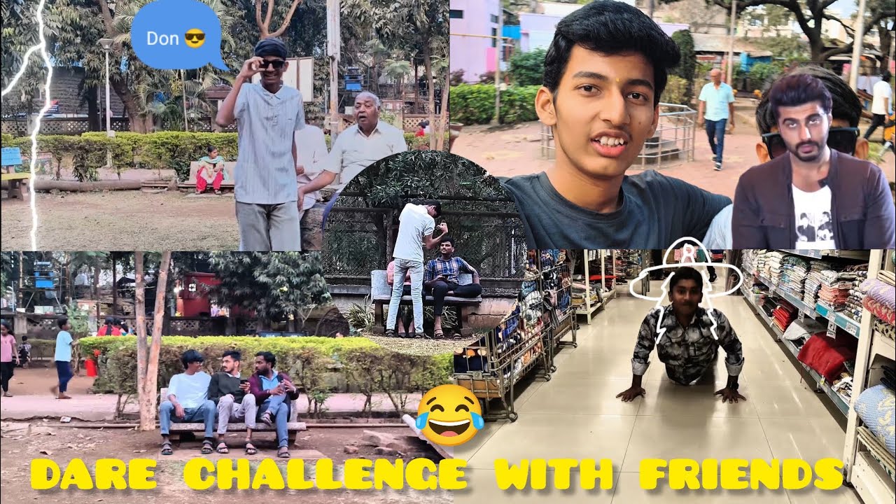 DARE CHALLENGE WITH FRIENDS 😅😂 #vlogs #funny 