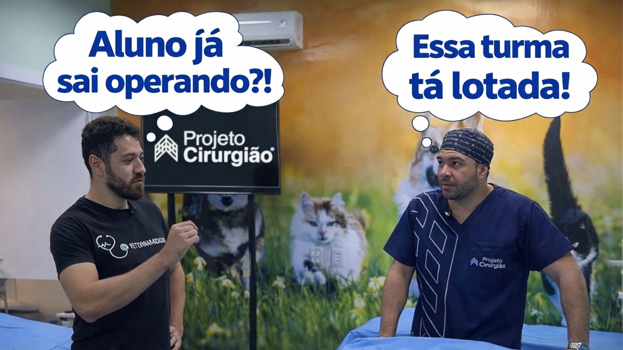 Passei um Dia na Imersão de Cirurgia Veterinária Mais Intensa do Brasil