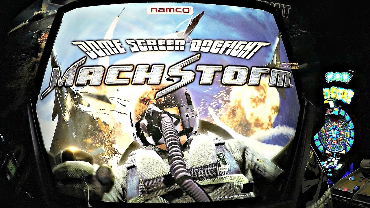 Mach Storm Dome Screen Dogfight Arcade Game First Person Aviation Flight Simulator Video Review