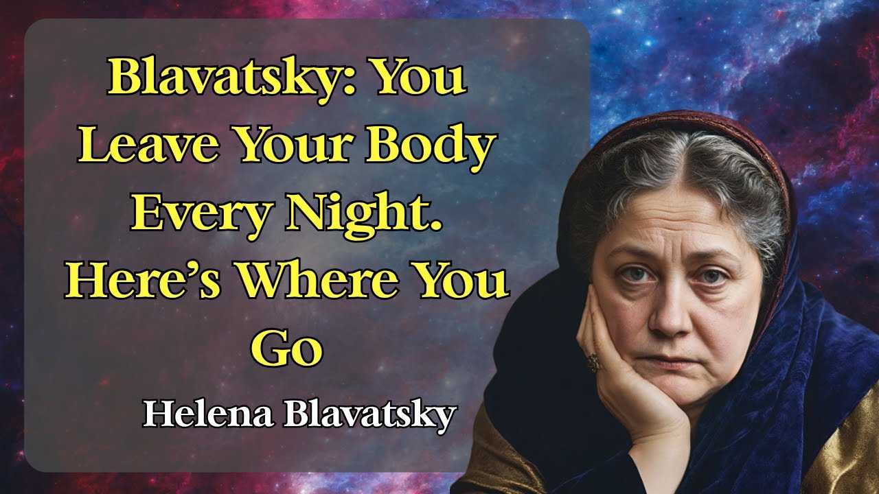 Helena Blavatsky Revealed Where You Really Go When You Leave Your Body at Night