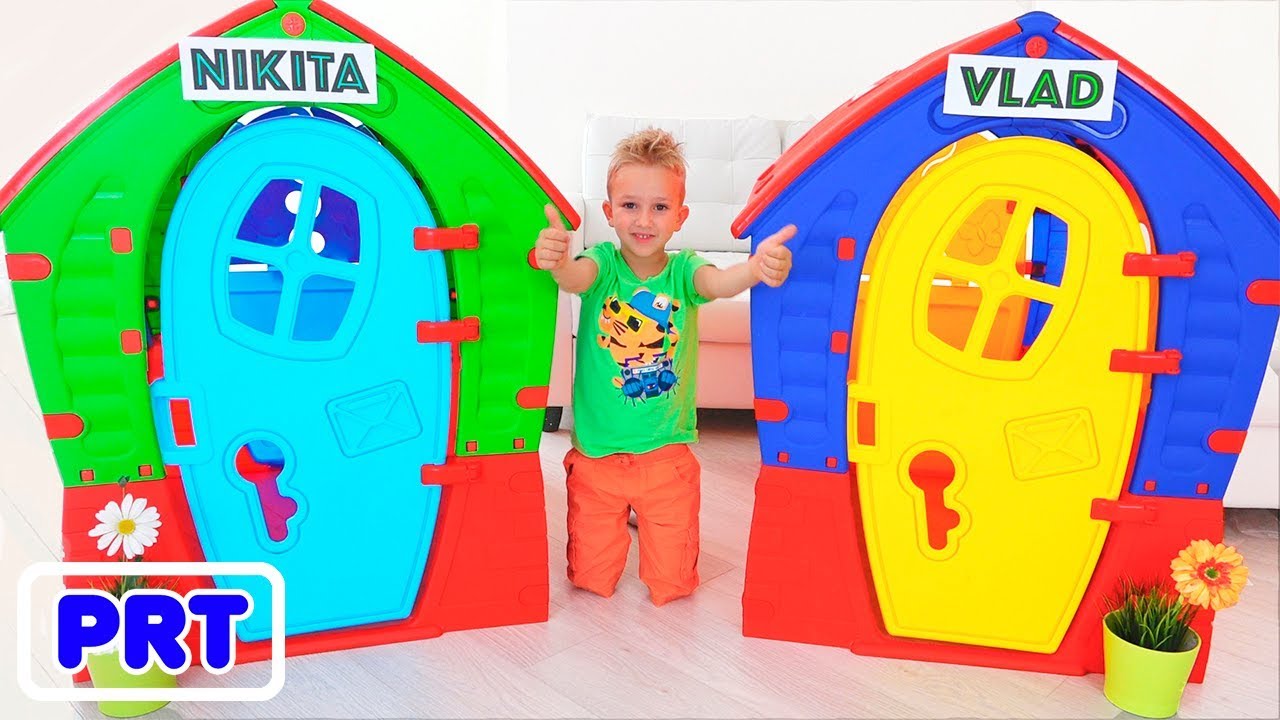 Vlad e Nikita constroem casa de jogos para crian&ccedil;as