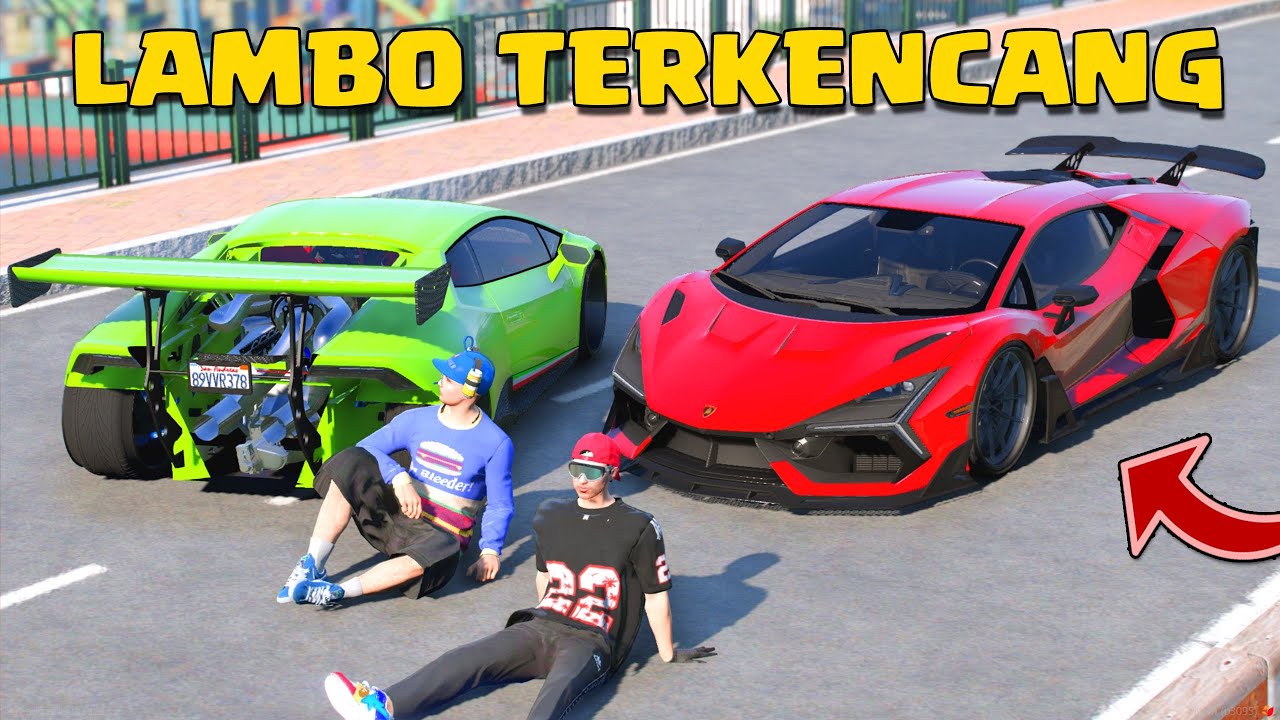 KITA MODIF MOBIL LAMBORGHINI TWIN TURBO KEREN BANGET DI GTA 5