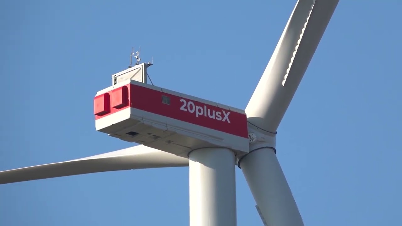 Windpark Mainz  - neue GE 5.3-158 Cypress errichtet