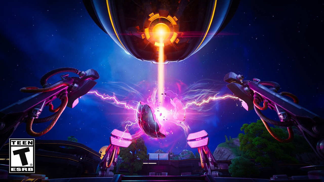 &Eacute;V&Eacute;NEMENT FORTNITE DU VOYAGEUR NOIR 💥 (LE POINT Z&Eacute;RO EXPLOSE)