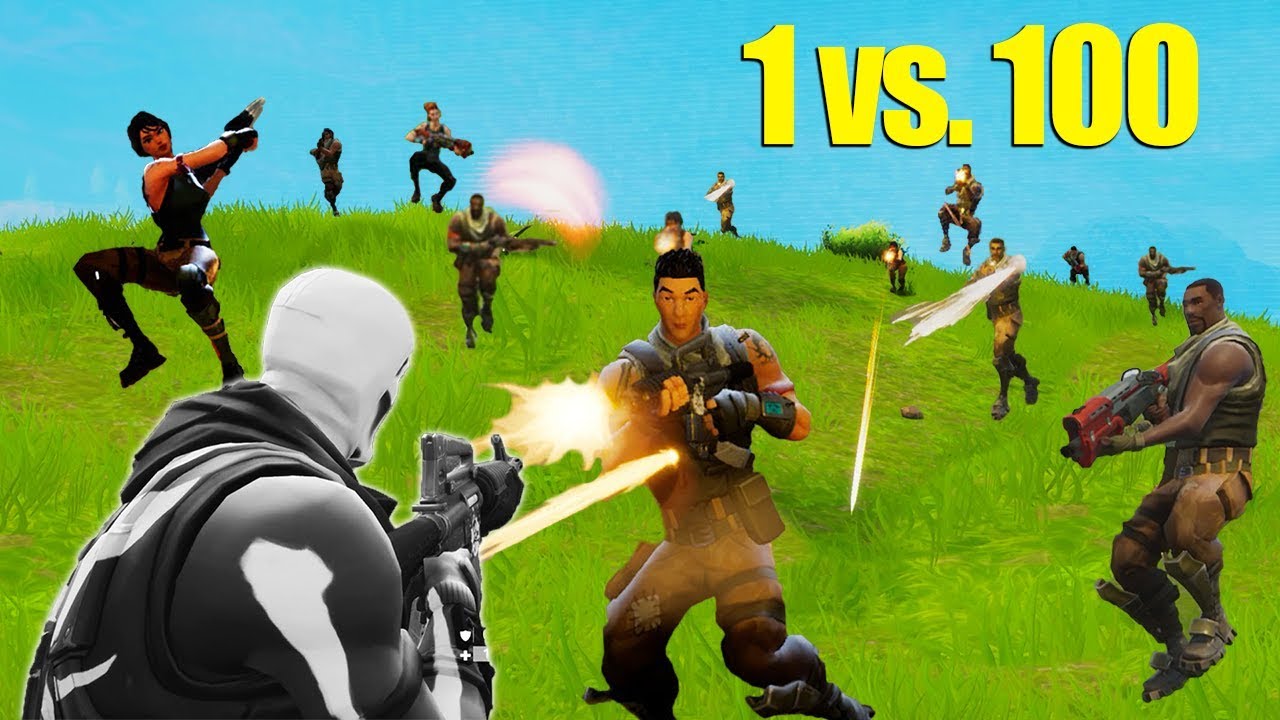 1 Versus 100 Challenge [Fortnite]
