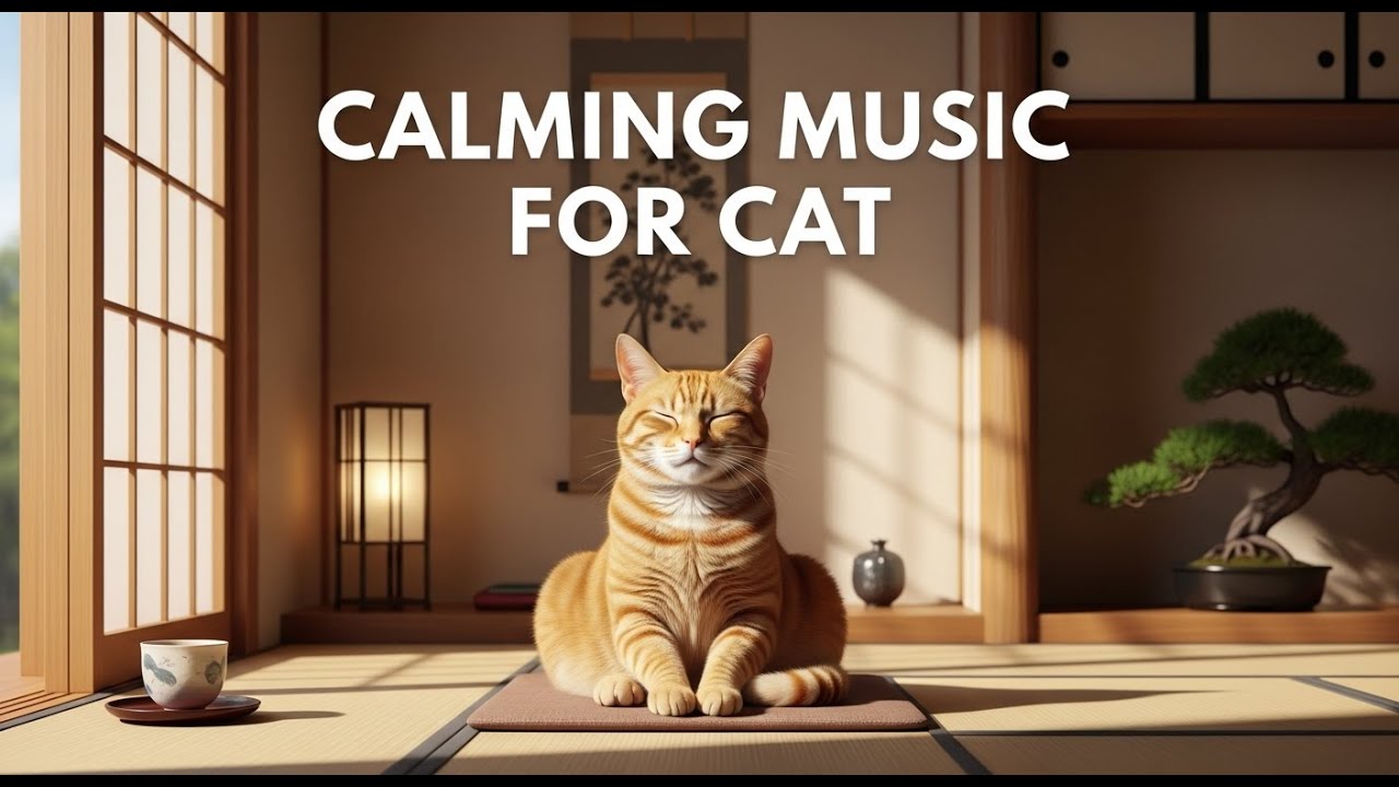 12 Hours of Calming Music for Anxious Cats 😴 Soothing Sounds for Deep Sleep & Relaxation Therapy