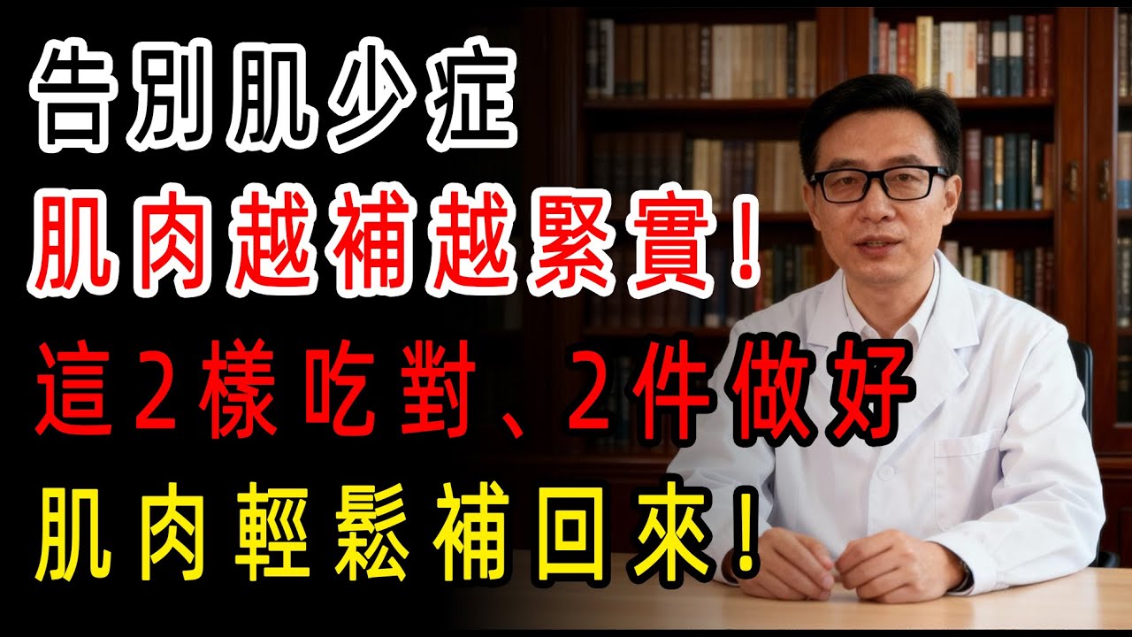 70 歲後肌少症不用怕，別再只靠走！吃動科學搭配，肌肉不丟、腿腳有勁穩如山