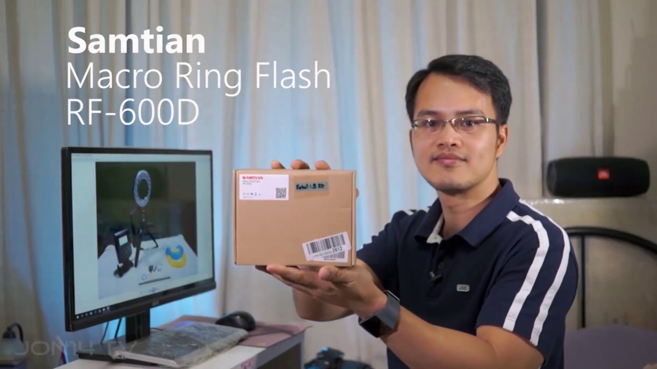 SAMTIAN RF-600D Macro Ring Flash Unboxing & Testing