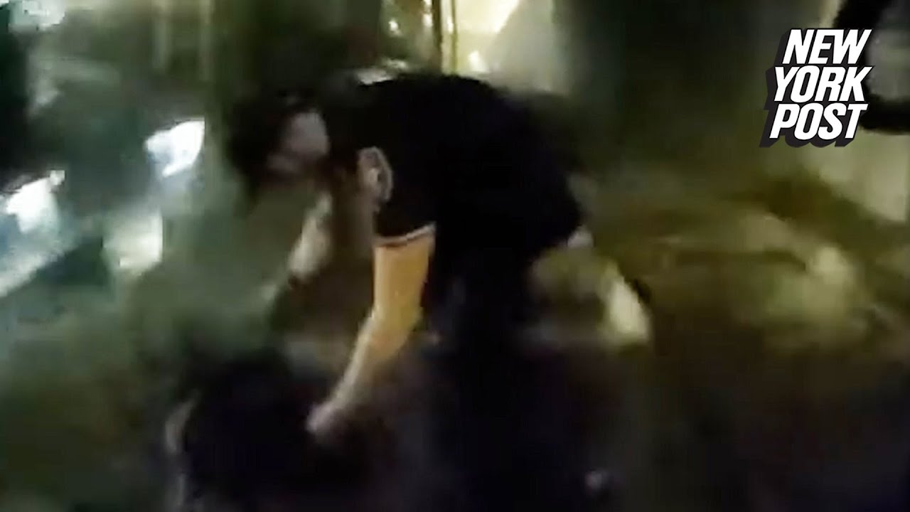 Heart-stopping video shows cops save man from high-speed train with &lsquo;seconds to spare&rsquo;