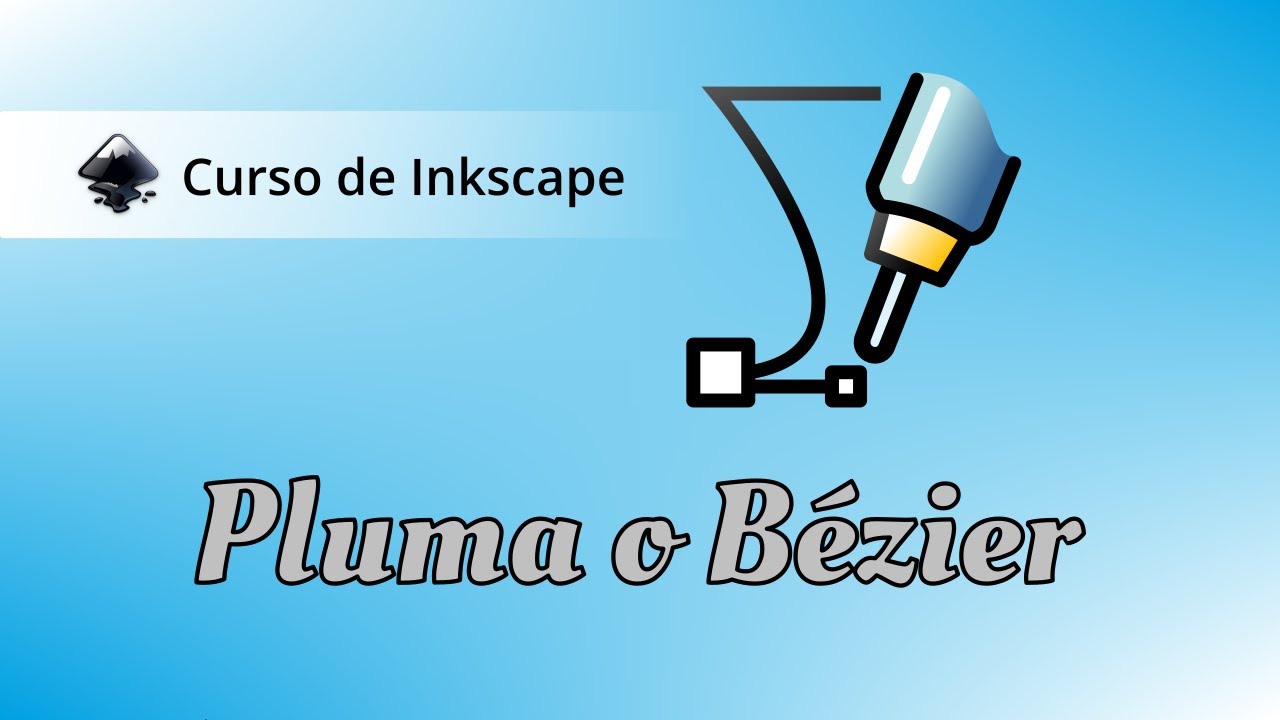 Cómo usar la herramienta Pluma y Bézier en Inkscape