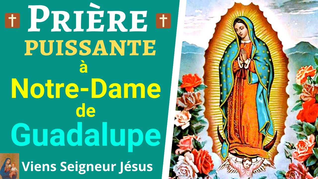 Prière à Notre Dame de GUADALUPE - Prière Puissante de Protection et de Libération