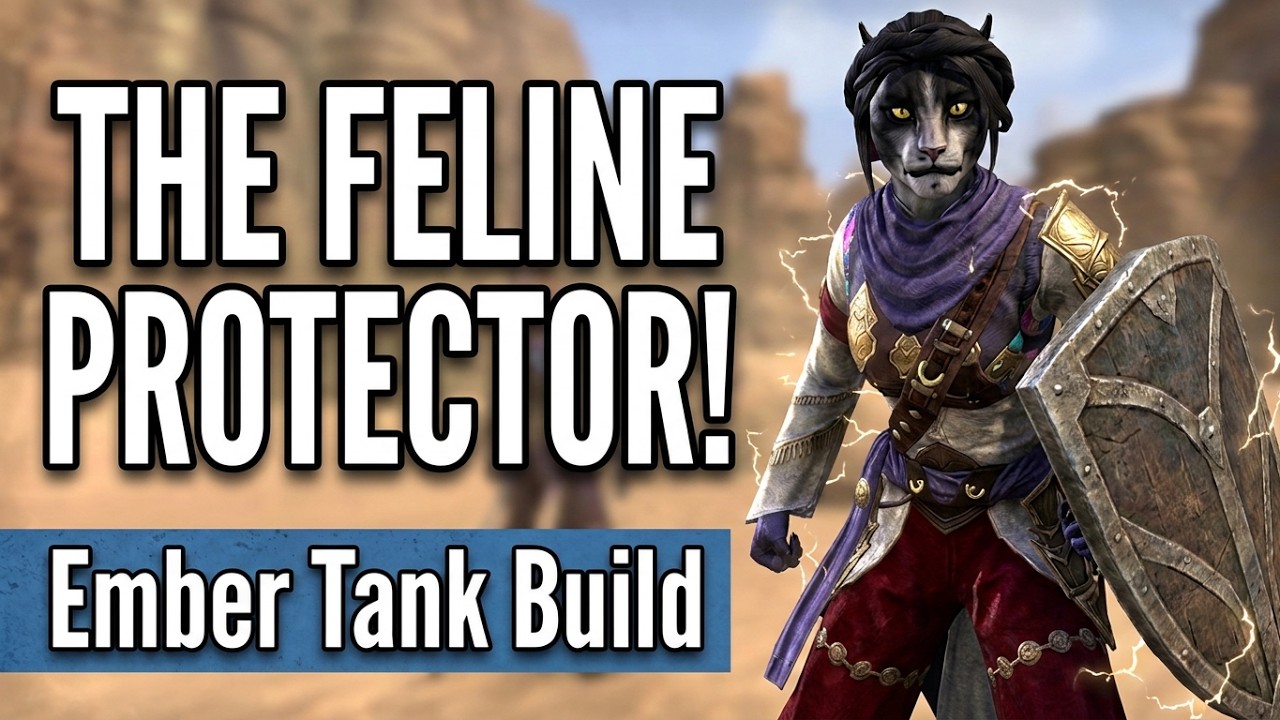 THE FELINE PROTECTOR! | Ember Tank Build | ESO