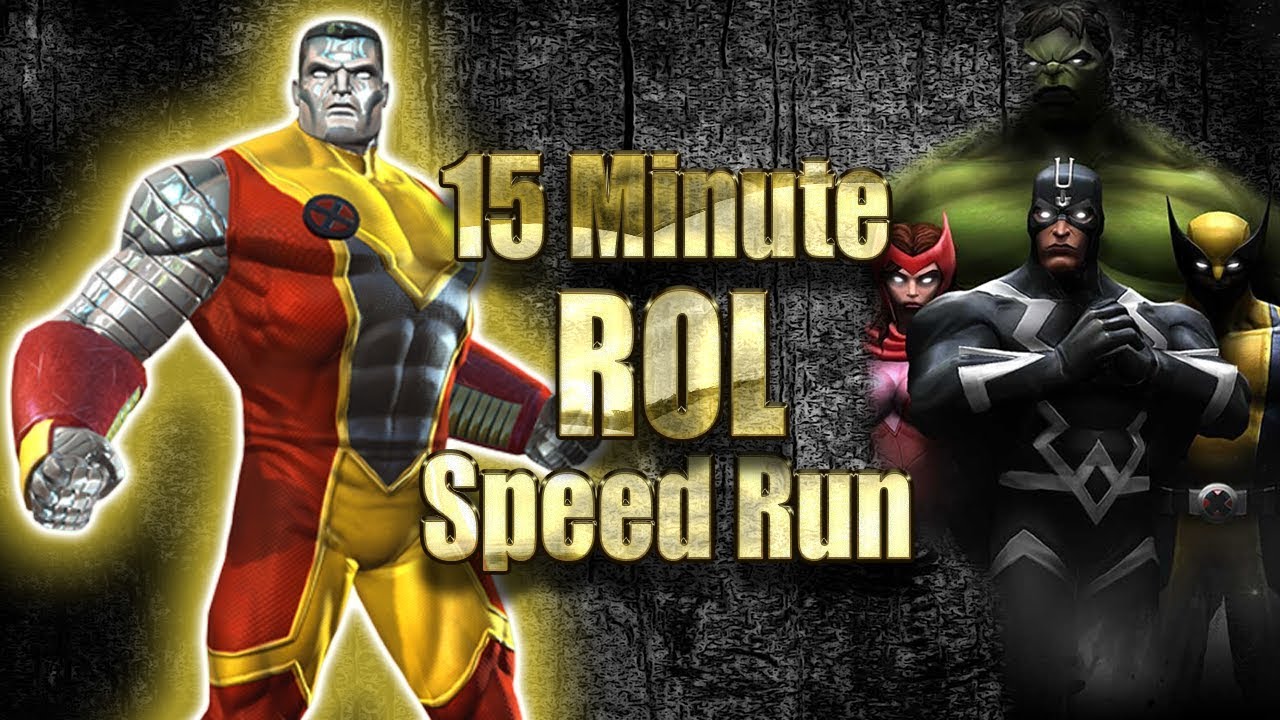 Realm of Legends 15 MINUTE Speedrun with Rank 5 Colossus - Marvel Contest of Champions