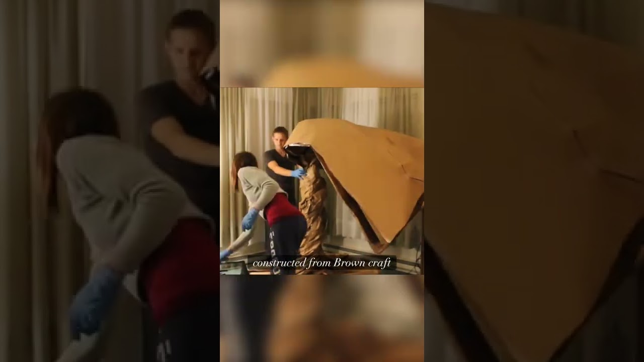 Елка из бумажных пакетов в натуральную величину 🎄 