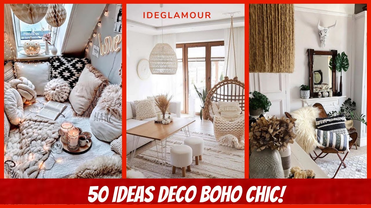 ✅50 IDEAS DECO BOHO CHIC