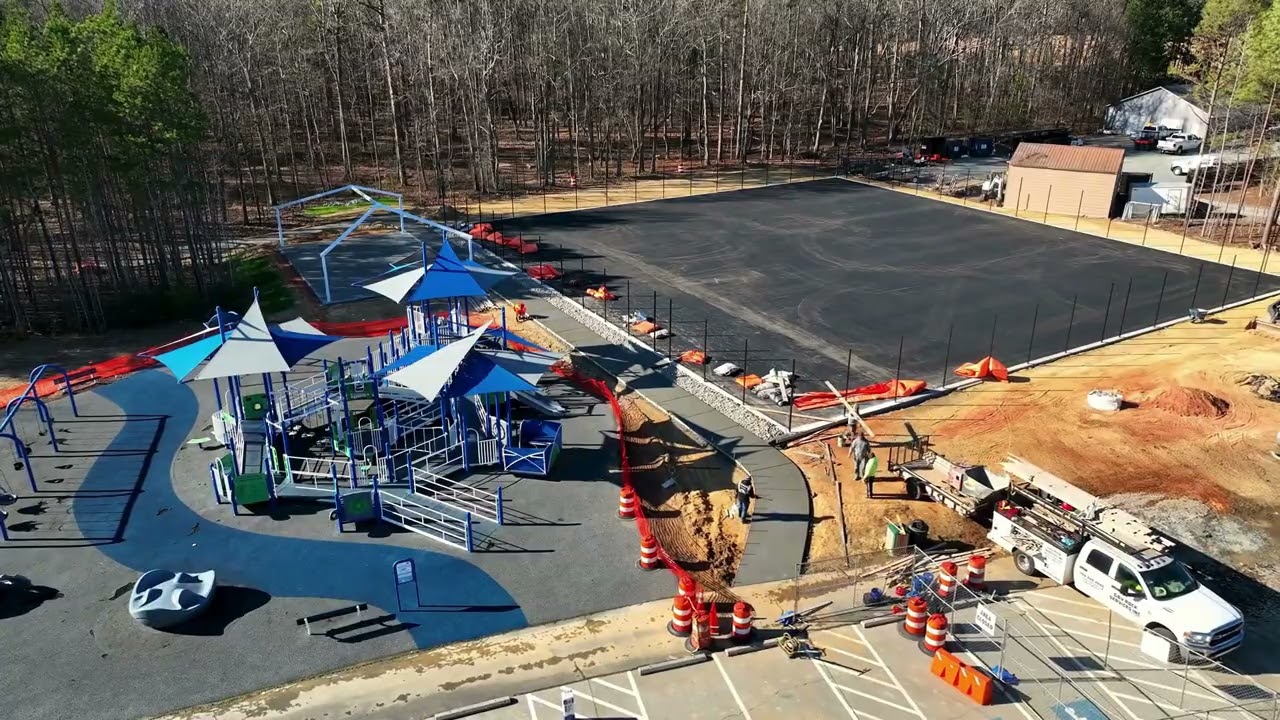 Crooked Creek Park Pickleball Courts - January 2026 Construction Update