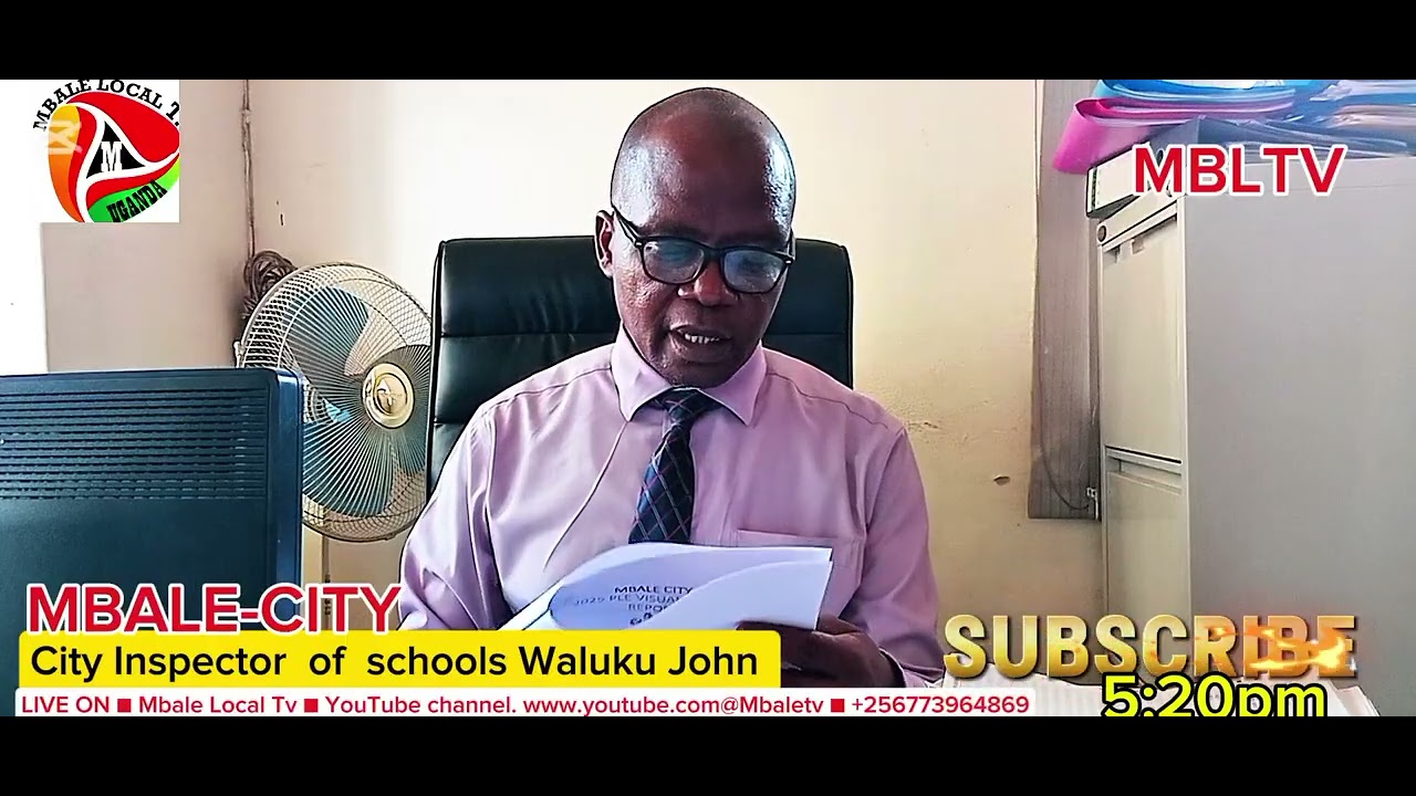 City Inspector of schools Mbale-City Mr. Walukhu John. 