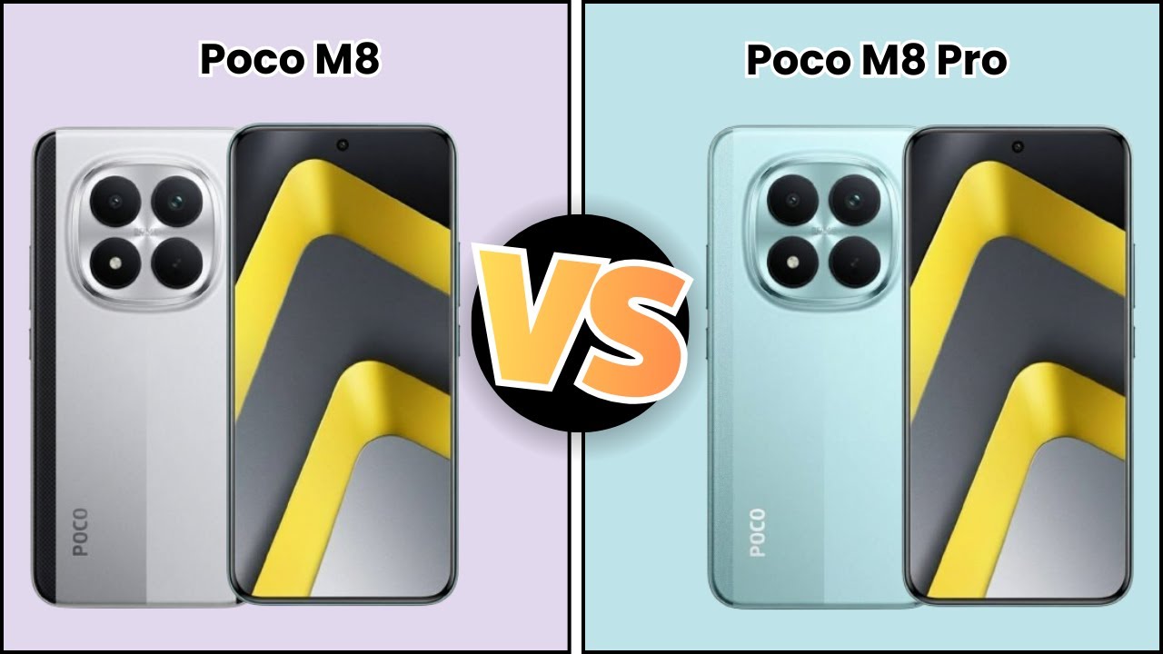 Xiaomi Poco M8 VS Xiaomi Poco M8 Pro | Full Specs Comparison | Tecify