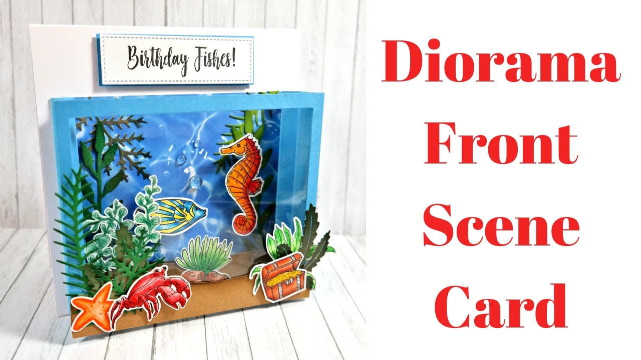 Diorama Concertina Front Fold Card