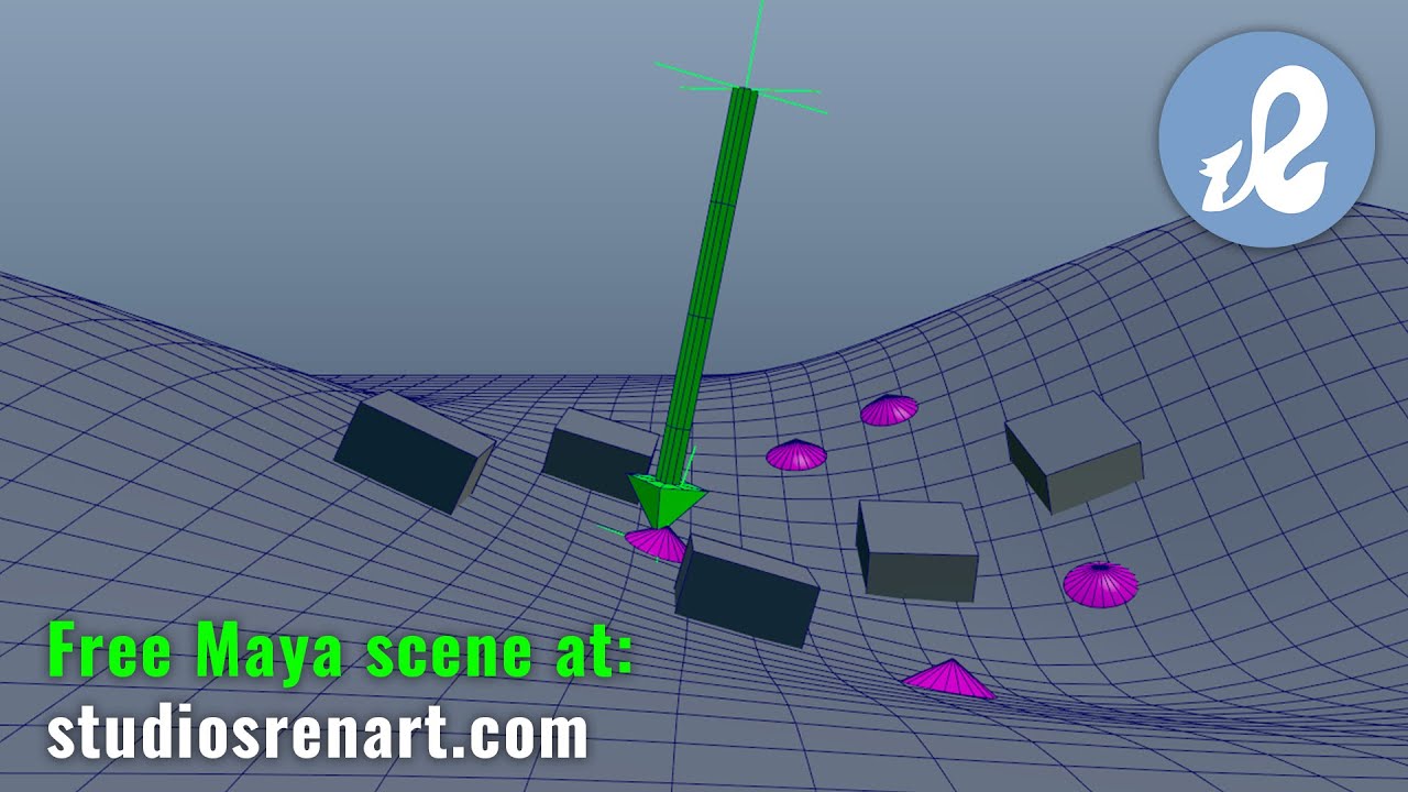Maya Bifrost Tutorial - Surface position and normal orientation - BONUS