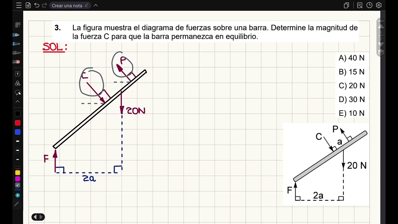 (Ciclo 2025-2) Fisica PreSM : Solucionario Semana 6
