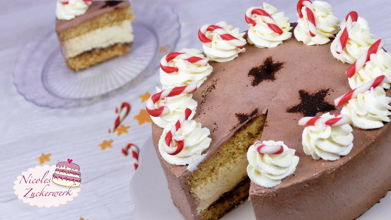 Zimt-Sahne-Torte mit Pflaumenmus I leckere Weihnachtstorte von Nicoles Zuckerwerk