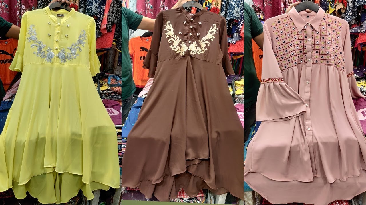 লোভনীয় দামে জর্জেট ওয়ান পিস || Jorget One Piece Tops at Offer || কমদামে ওয়ান পিস টপস কুর্তি