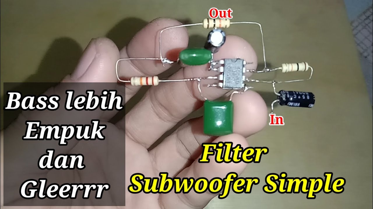 cara membuat filter subwoofer ic 4558
