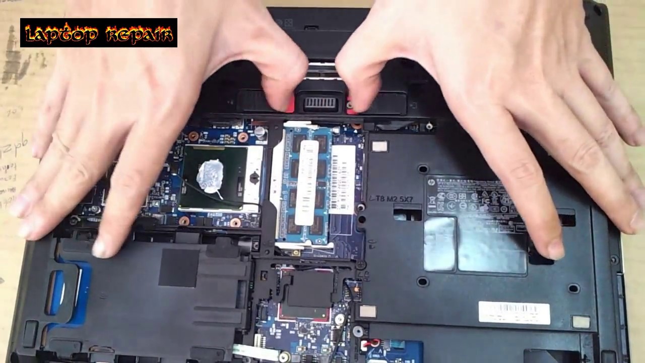 HP Elitebook 8460p - Disassembly and Fan Cleaning - Laptop repair