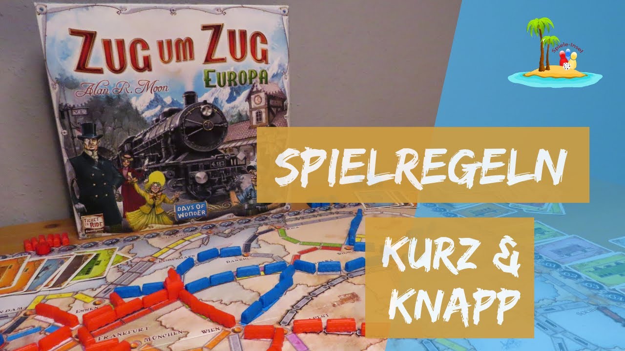 🚂 Zug um Zug Europa - Spielanleitung