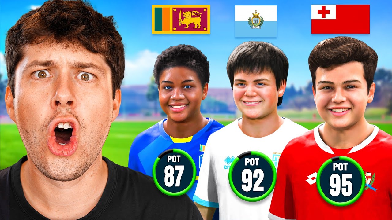 I Built A Youth Academy with the WORST NATIONS