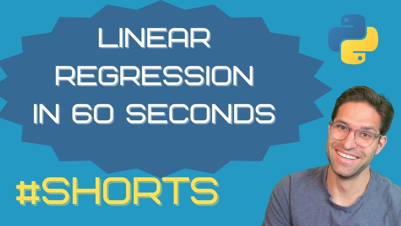 Линейная регрессия на Python за 60 секунд #shorts