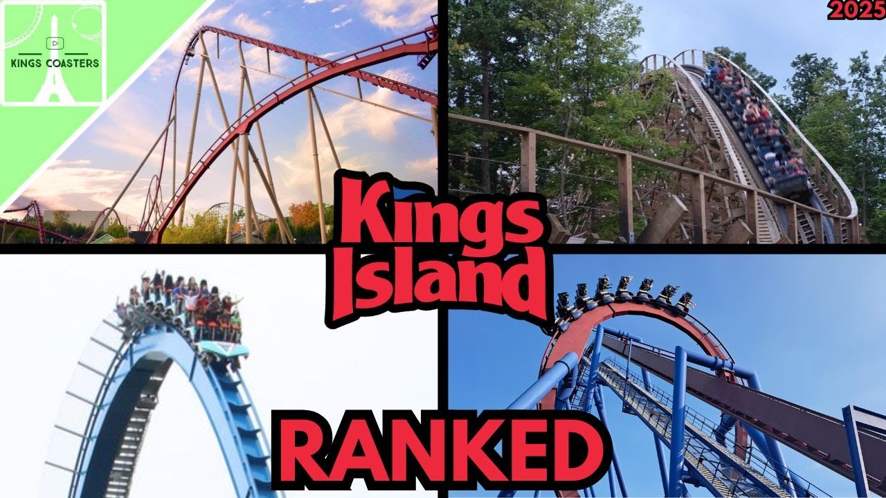 All of Kings Island's Roller Coasters | RANKED (2025)
