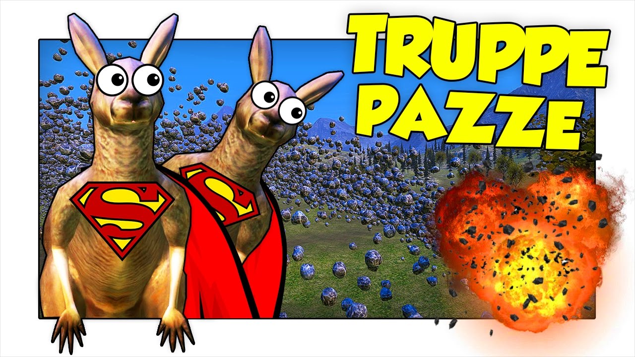 TEMPESTA DI ROCCE GIGANTI E SUPER CANGURI! - Ultimate Epic Battle Simulator ITA