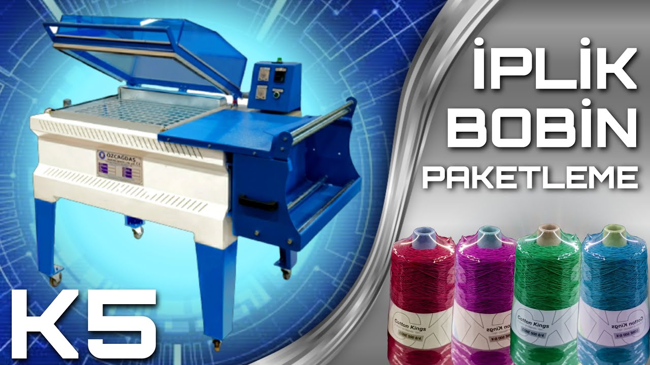 İplik paketleme makinası |  Manuel shrink makinesi  | shrink