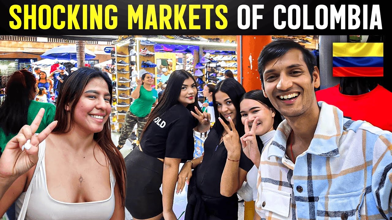 Shocking 😲 Local Markets & Friendly Girls of Colombia 🇨🇴