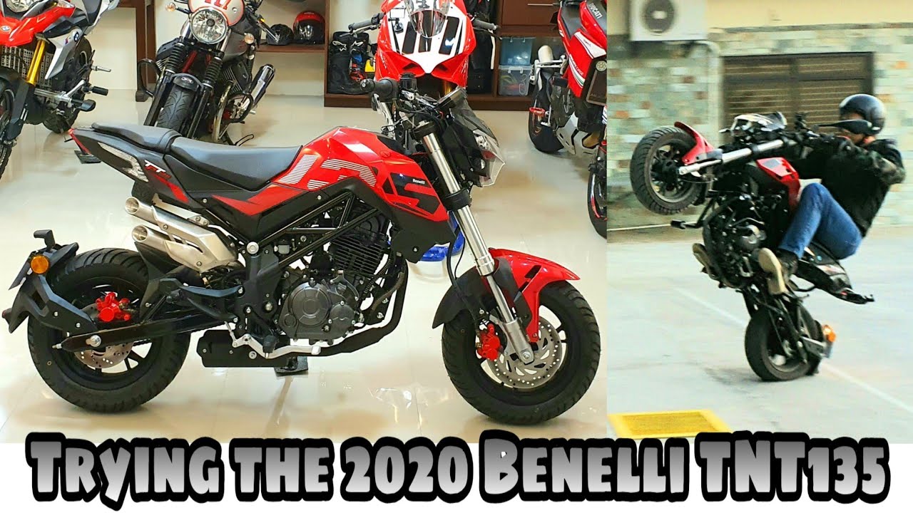 Trying the 2020 Benelli TNT135 Mini Bike