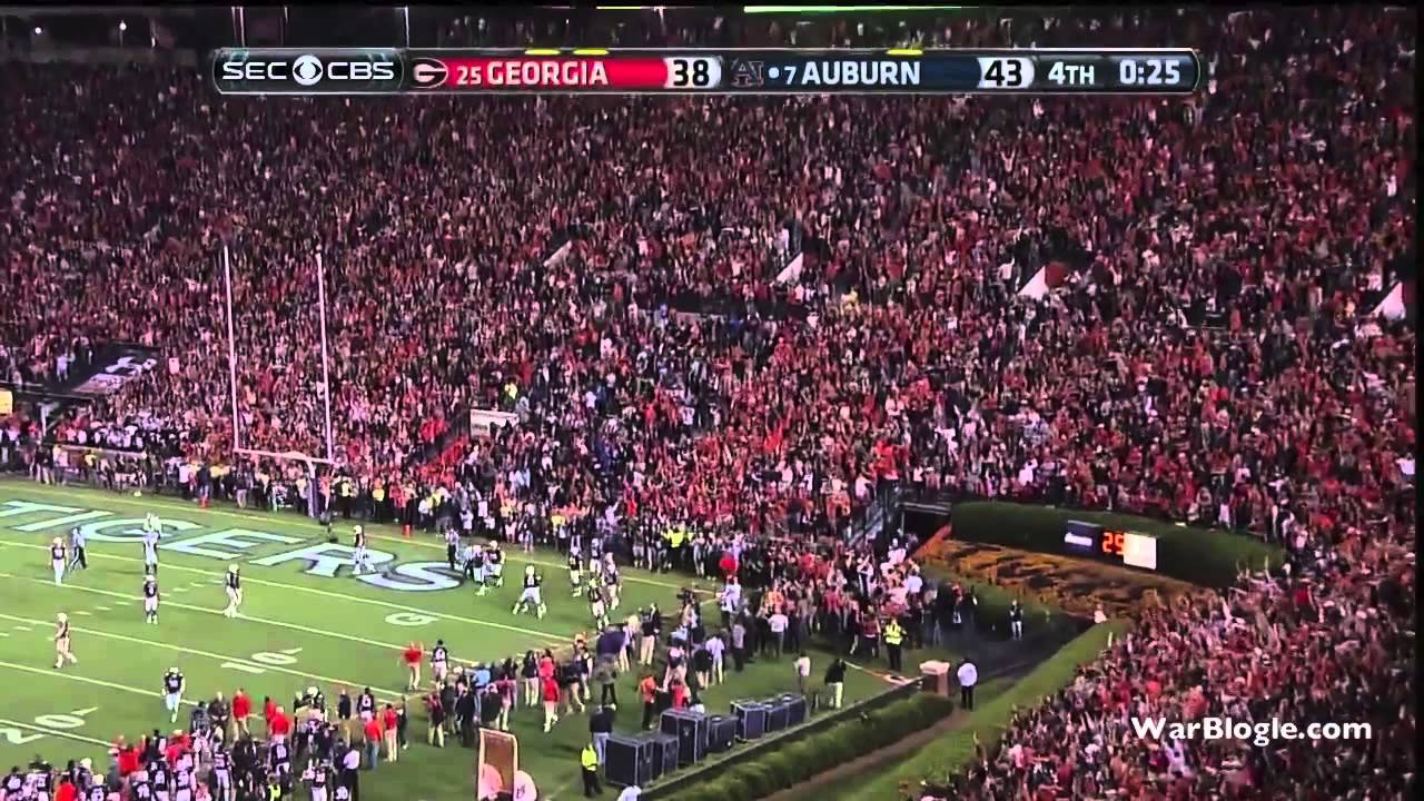 Auburn Radio vs. Georgia Radio - The Immaculate Deflection