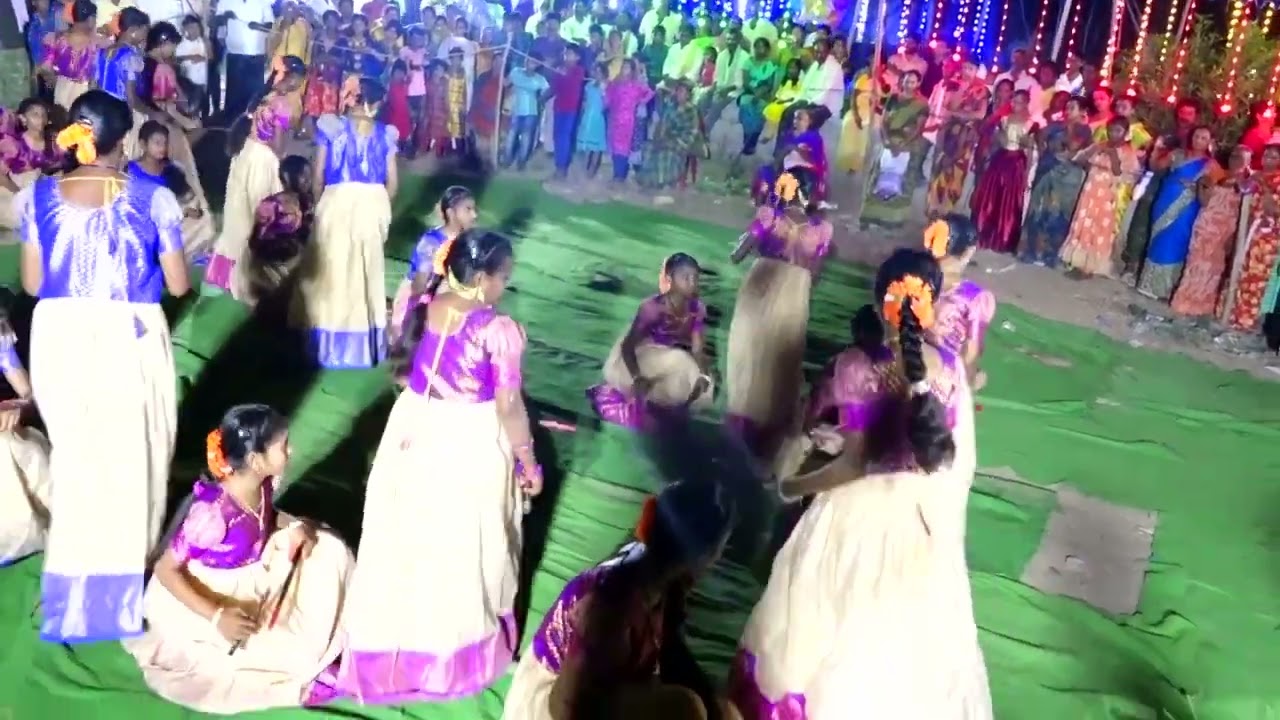 నాగేంద్ర హారయా  త్రిలోచనాయ Beautiful Ladies Kolatam Performance | Kolatam