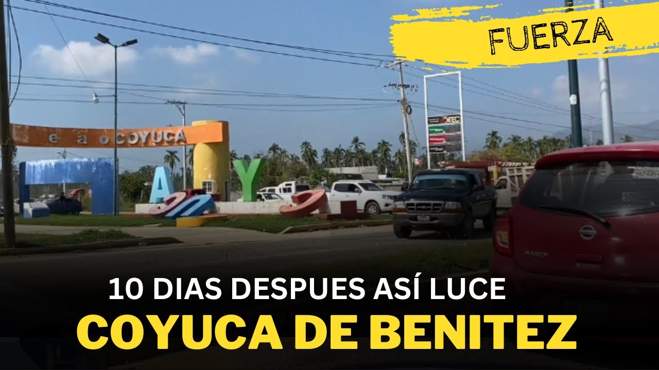 Así luce Coyuca después del paso de Otis