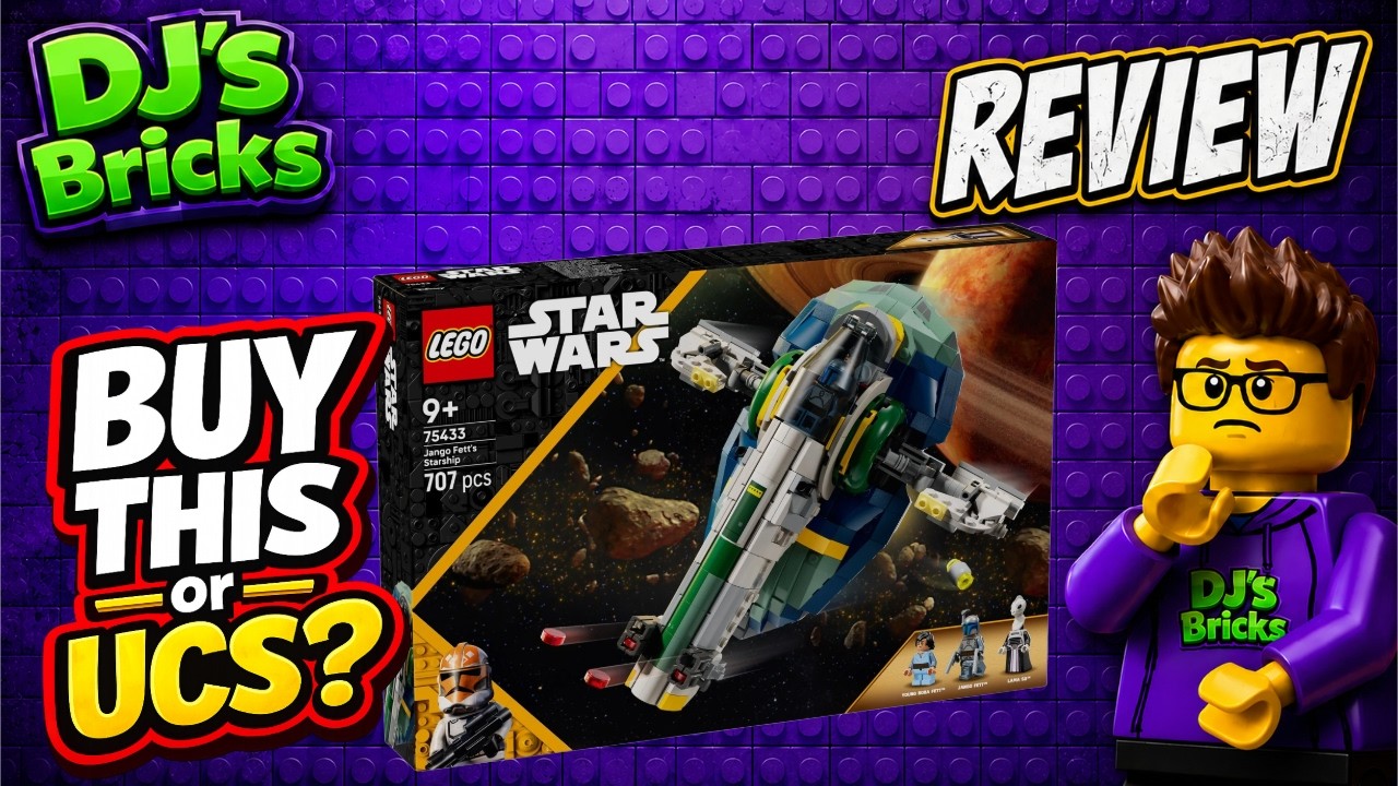 THE LEGO STAR WARS SLAV... er... Jango Fett's Starship!